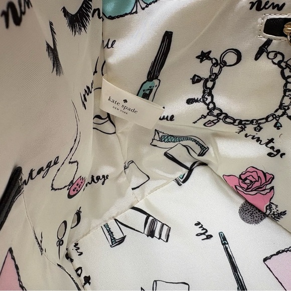 Kate Spade Wedding Belles “Vintage New Borrowed Blue” Canvas Tote EUC - Picture 10 of 10